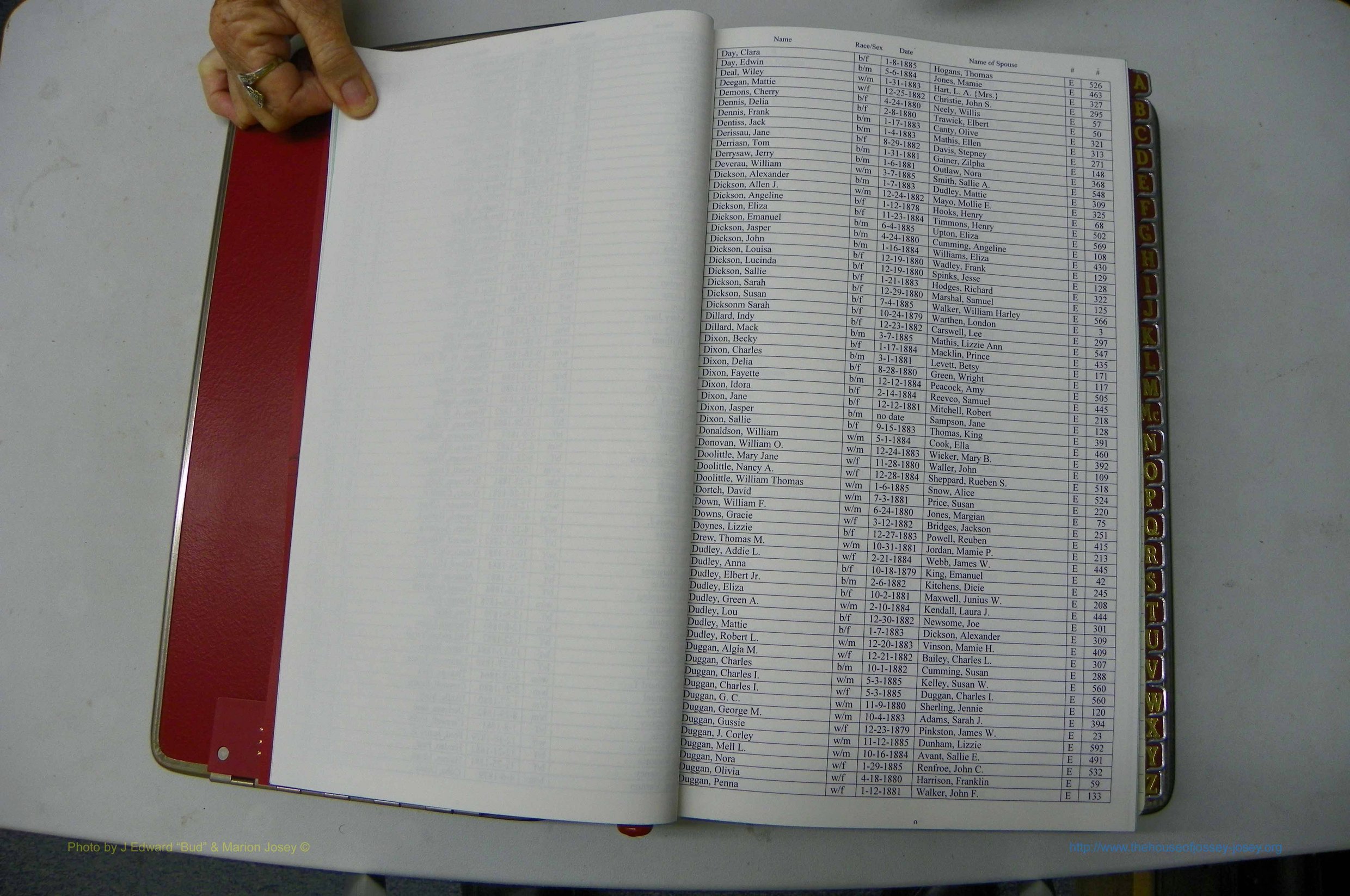 Was GA, Marriages Book E, 1879 - 1885, Index D2.JPG