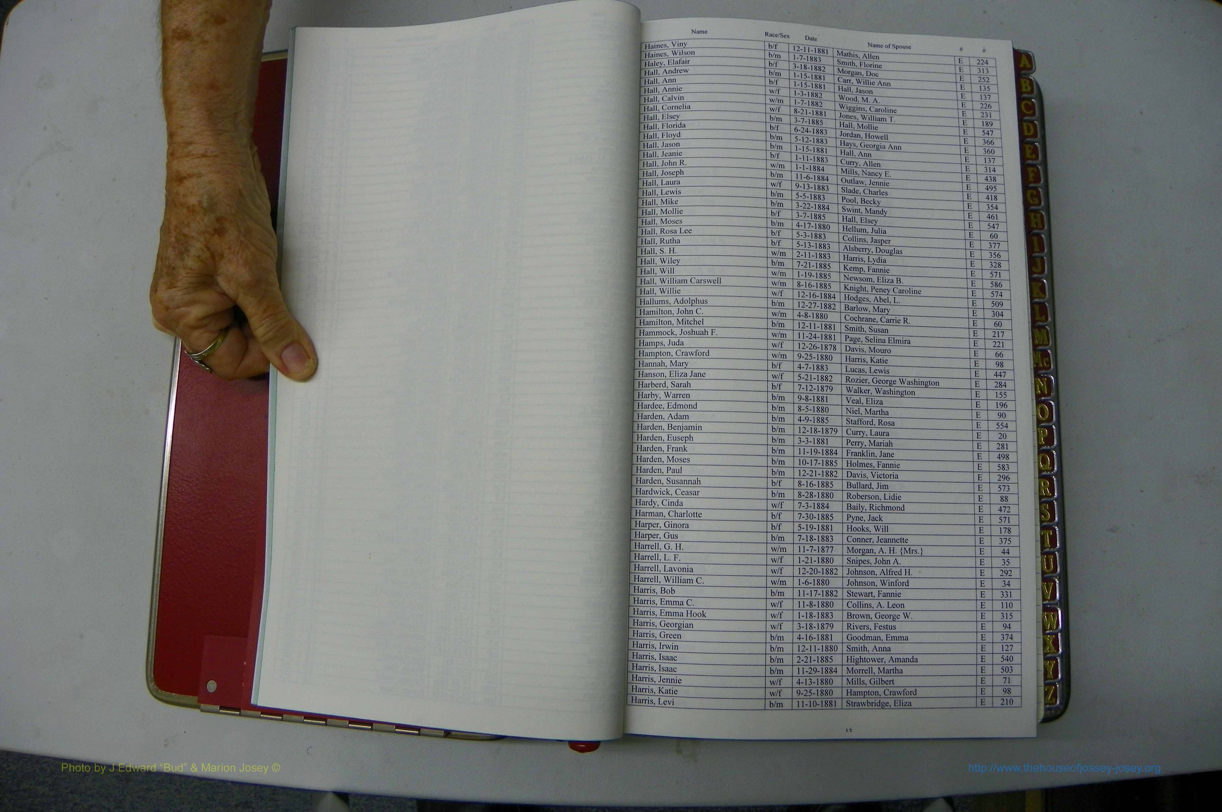 Was GA, Marriages Book E, 1879 - 1885, Index H2.JPG