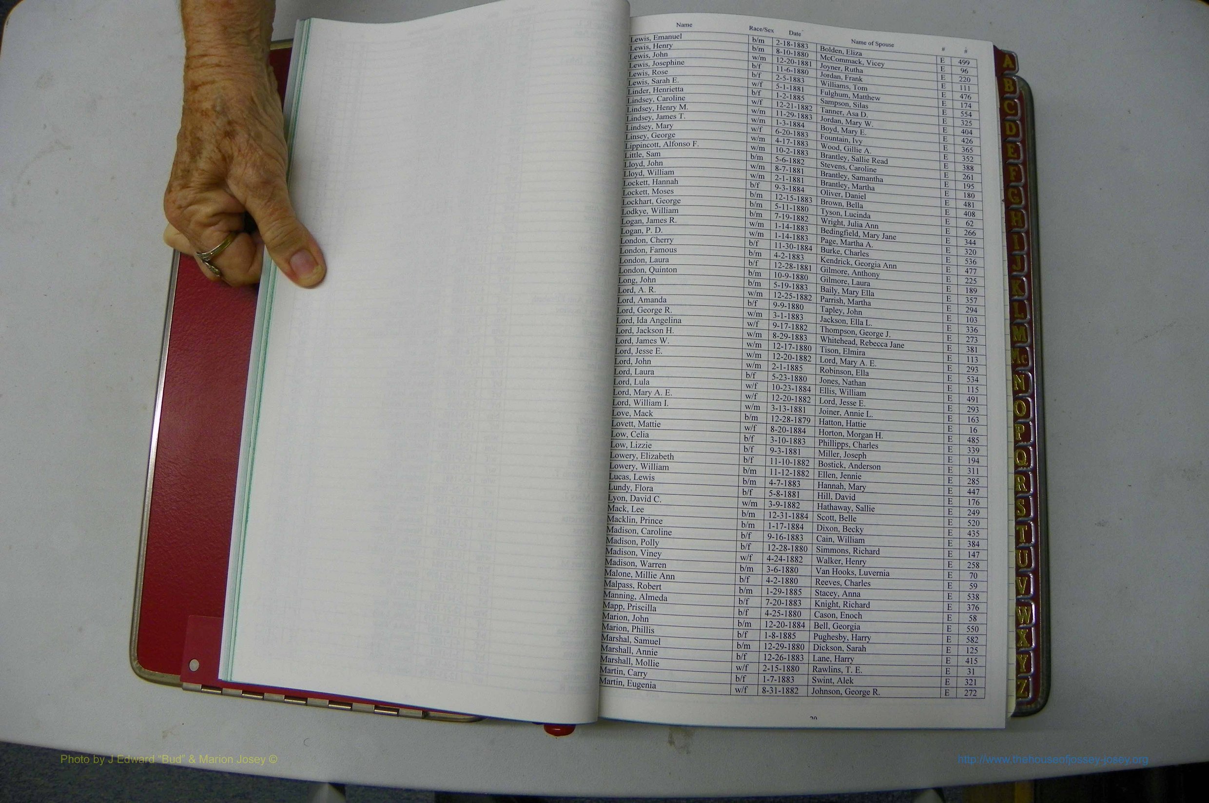 Was GA, Marriages Book E, 1879 - 1885, Index L2 & M.JPG
