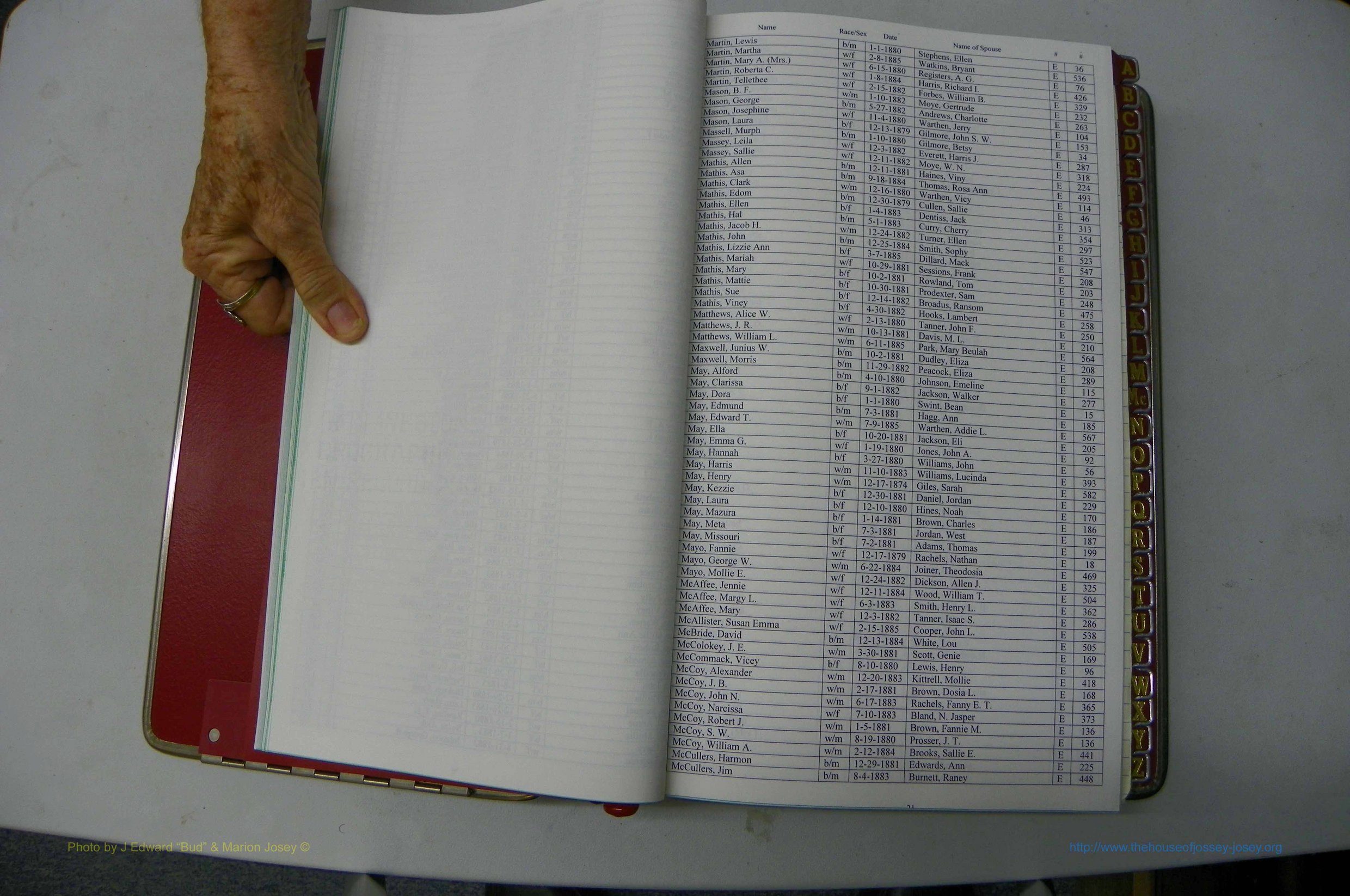 Was GA, Marriages Book E, 1879 - 1885, Index M2.JPG