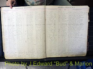 Wilkes Co, NC, Marriage Book 4, 1920-1937 (119).JPG