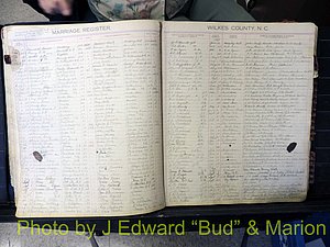 Wilkes Co, NC, Marriage Book 4, 1920-1937 (127).JPG