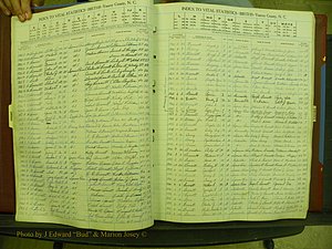 Yancey Births, 1940-1994, Index B, 12.JPG