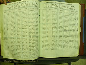Yancey Births, 1940-1994, Index F, 62a.JPG