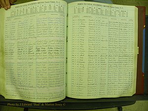 Yancey Births, 1940-1994, Index H, 72a.JPG