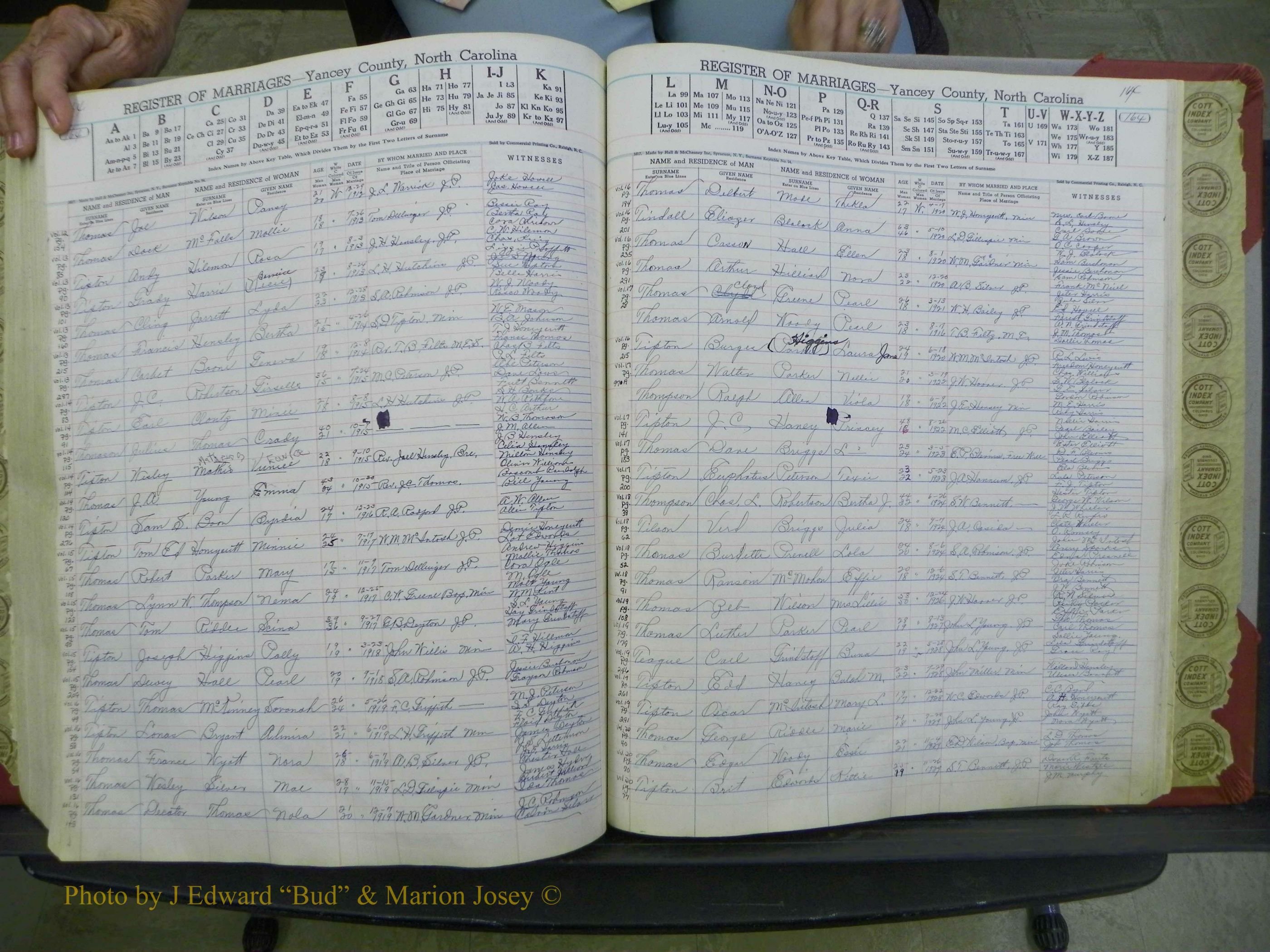 Yancey Co, NC Marriages, 1855-1967 (256).JPG