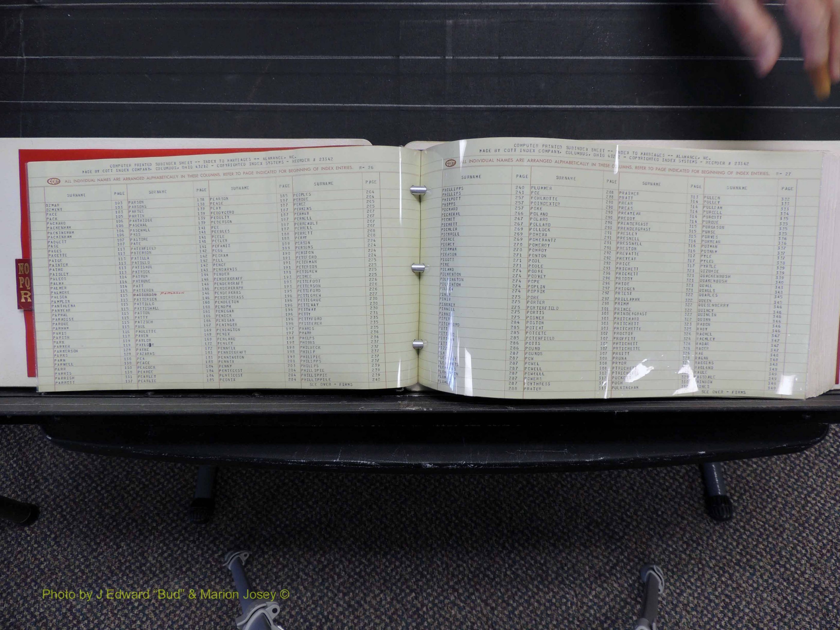Alamance Co, NC, Marriages, N-R, 1868-1961 (102).JPG