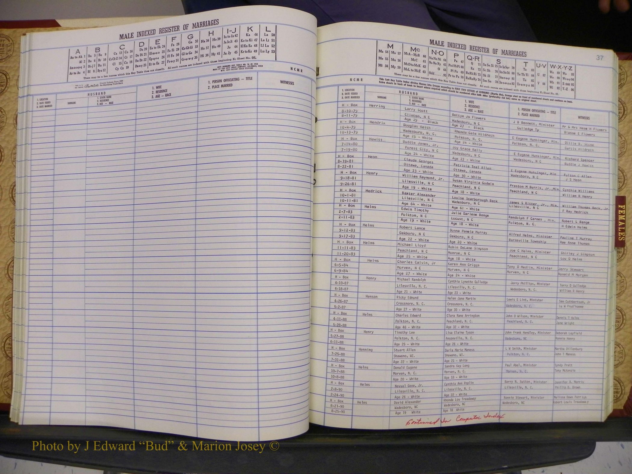 Anson Co, NC, Marriage Book 5 (038).JPG