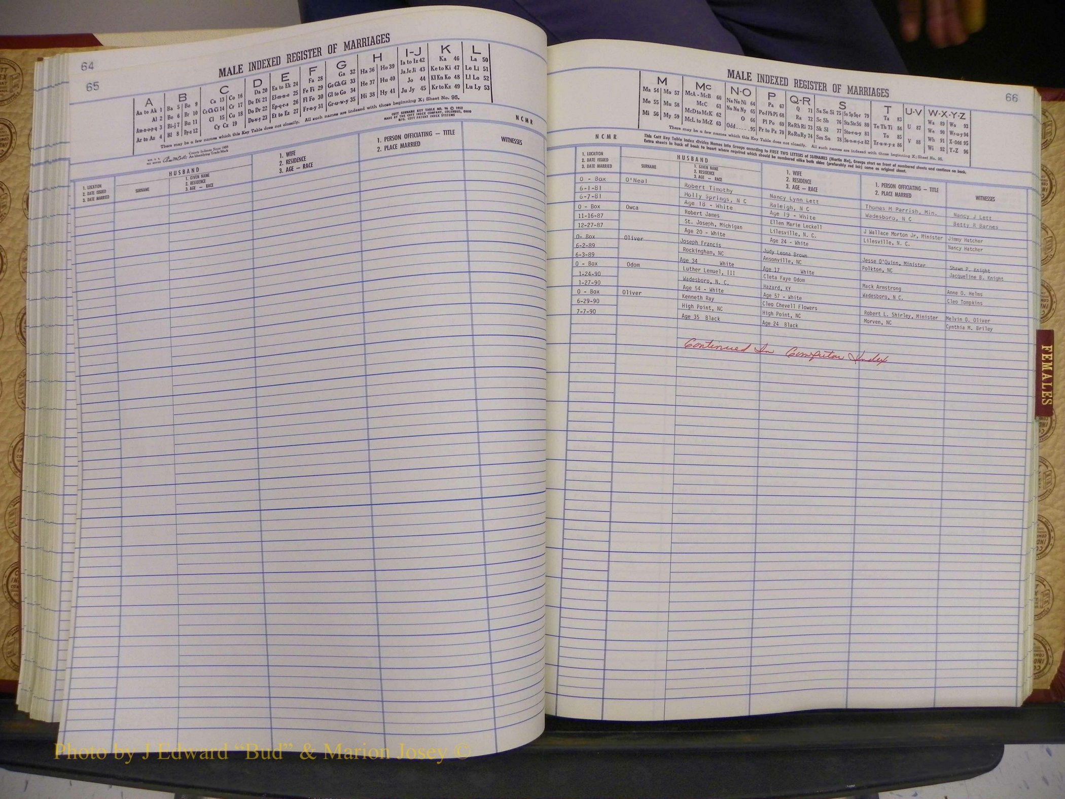 Anson Co, NC, Marriage Book 5 (066).JPG