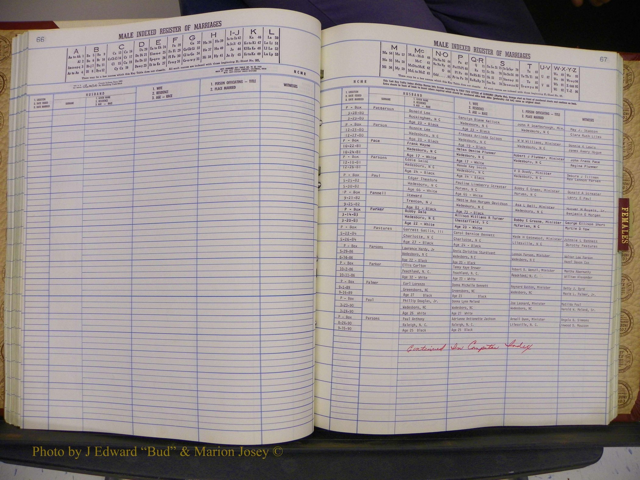 Anson Co, NC, Marriage Book 5 (067).JPG