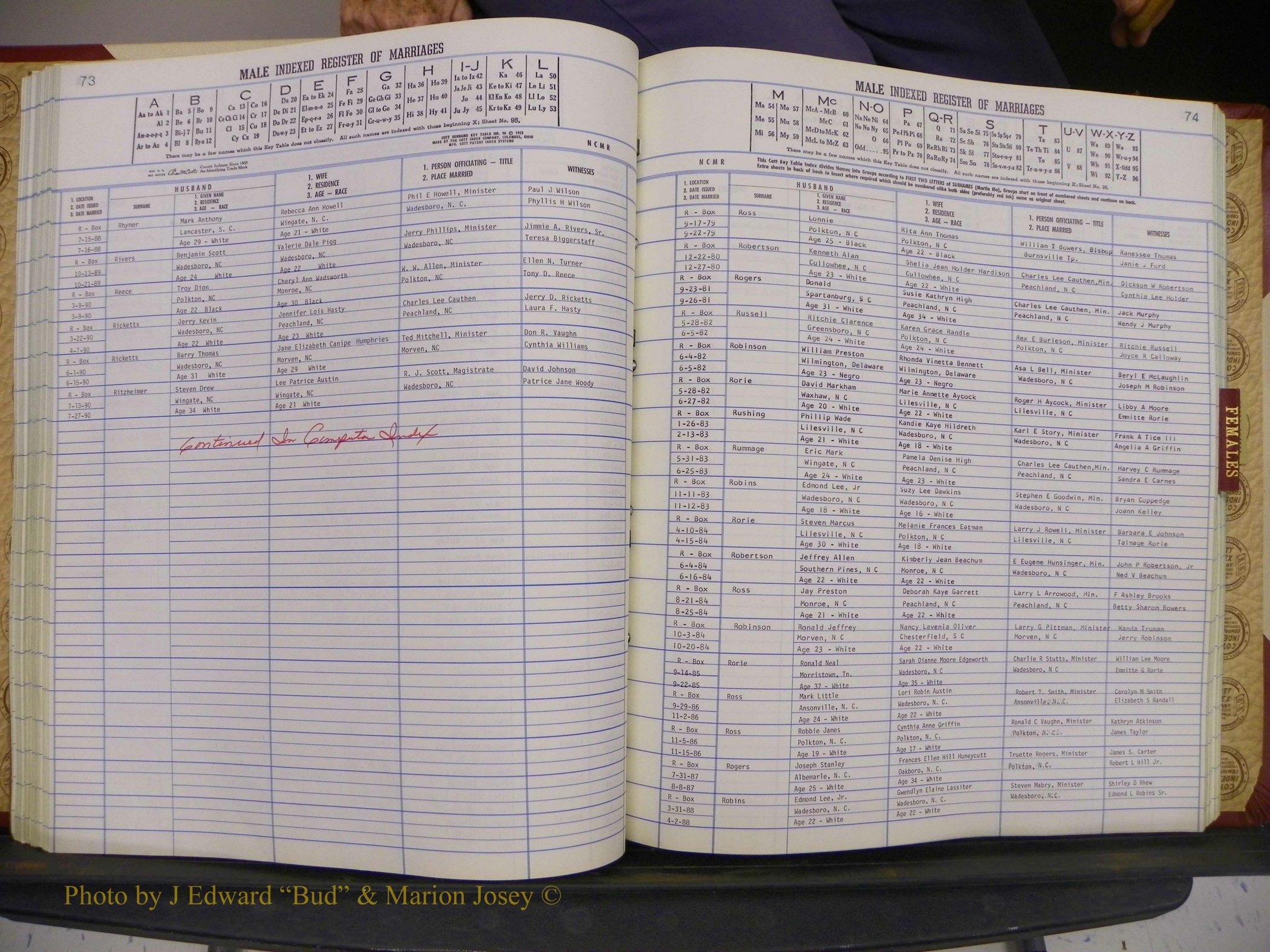 Anson Co, NC, Marriage Book 5 (074).JPG