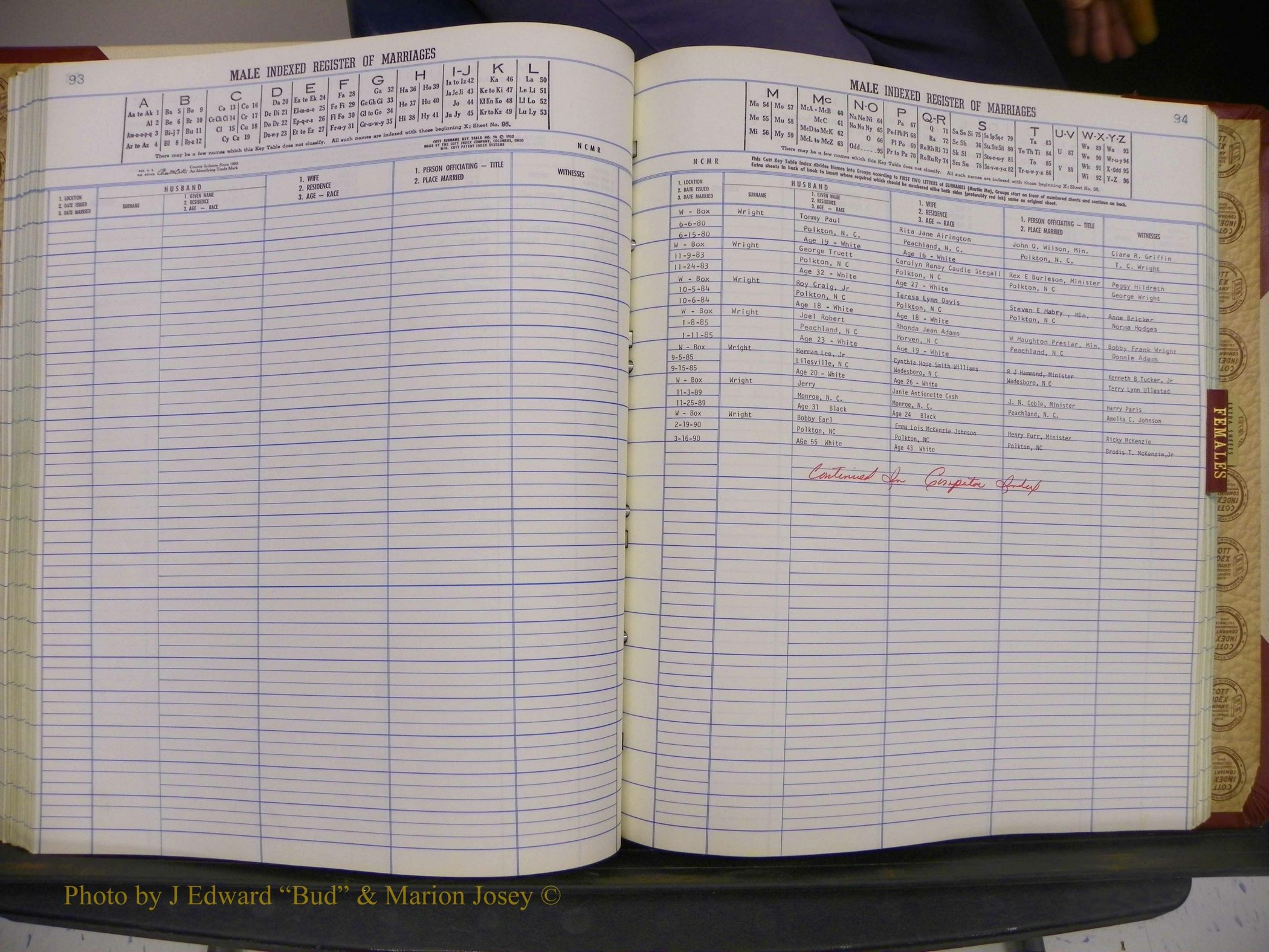 Anson Co, NC, Marriage Book 5 (094).JPG