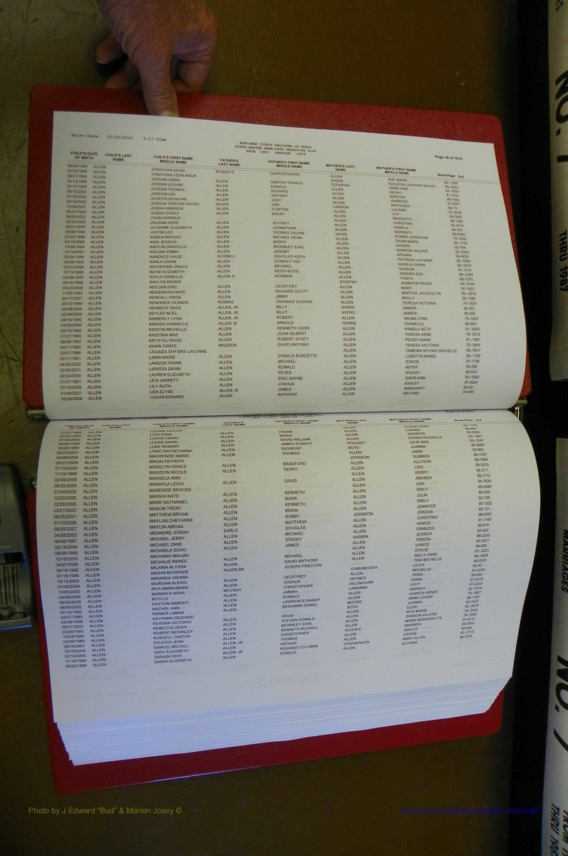 Bun. Co, NC Births, 1989 - 2009, A - L (11).JPG