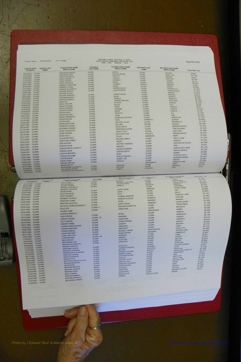 Bun. Co, NC Births, 1989 - 2009, A - L (136).JPG