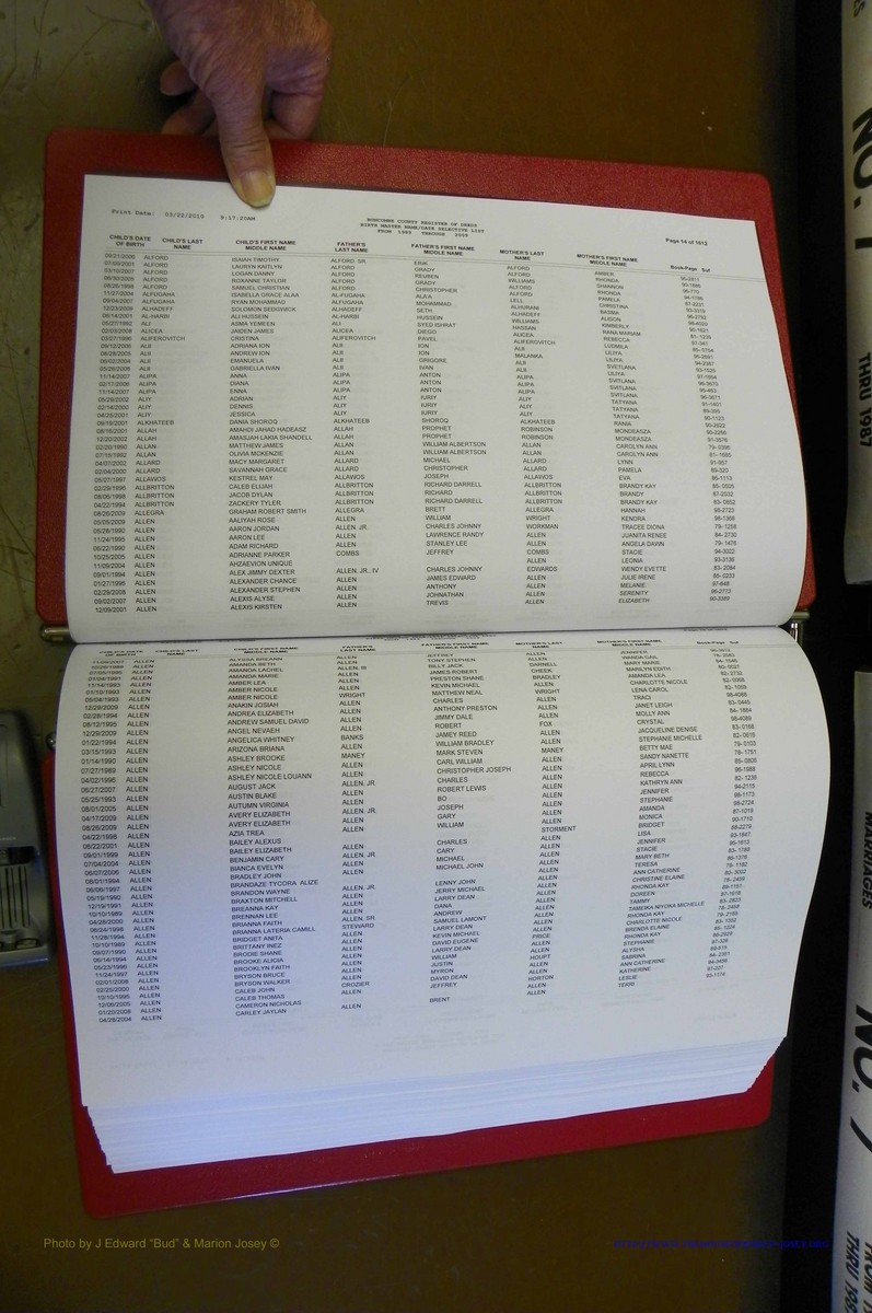 Bun. Co, NC Births, 1989 - 2009, A - L (9).JPG