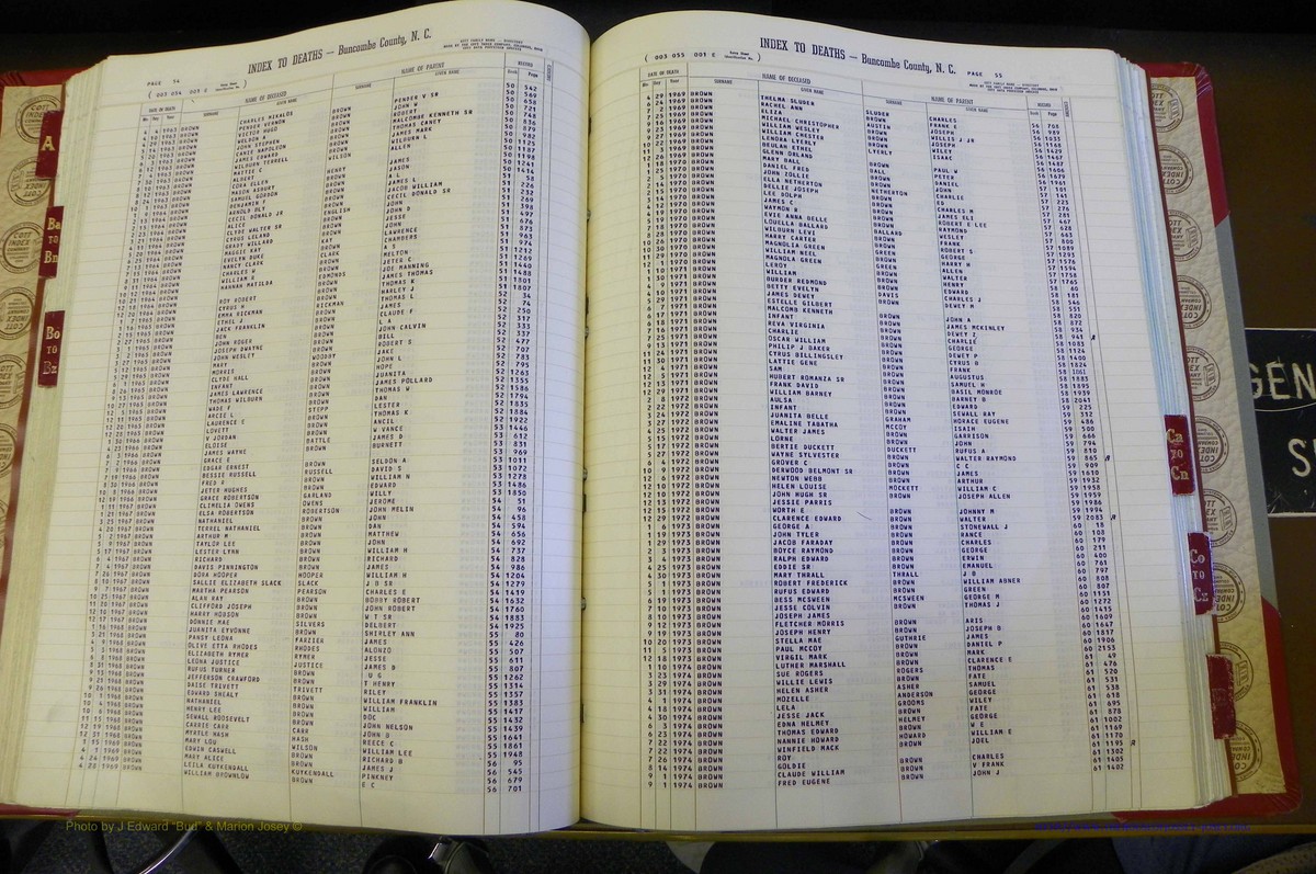 Bun. Co, NC, Deaths 1890 - 1988, A to D (101).JPG