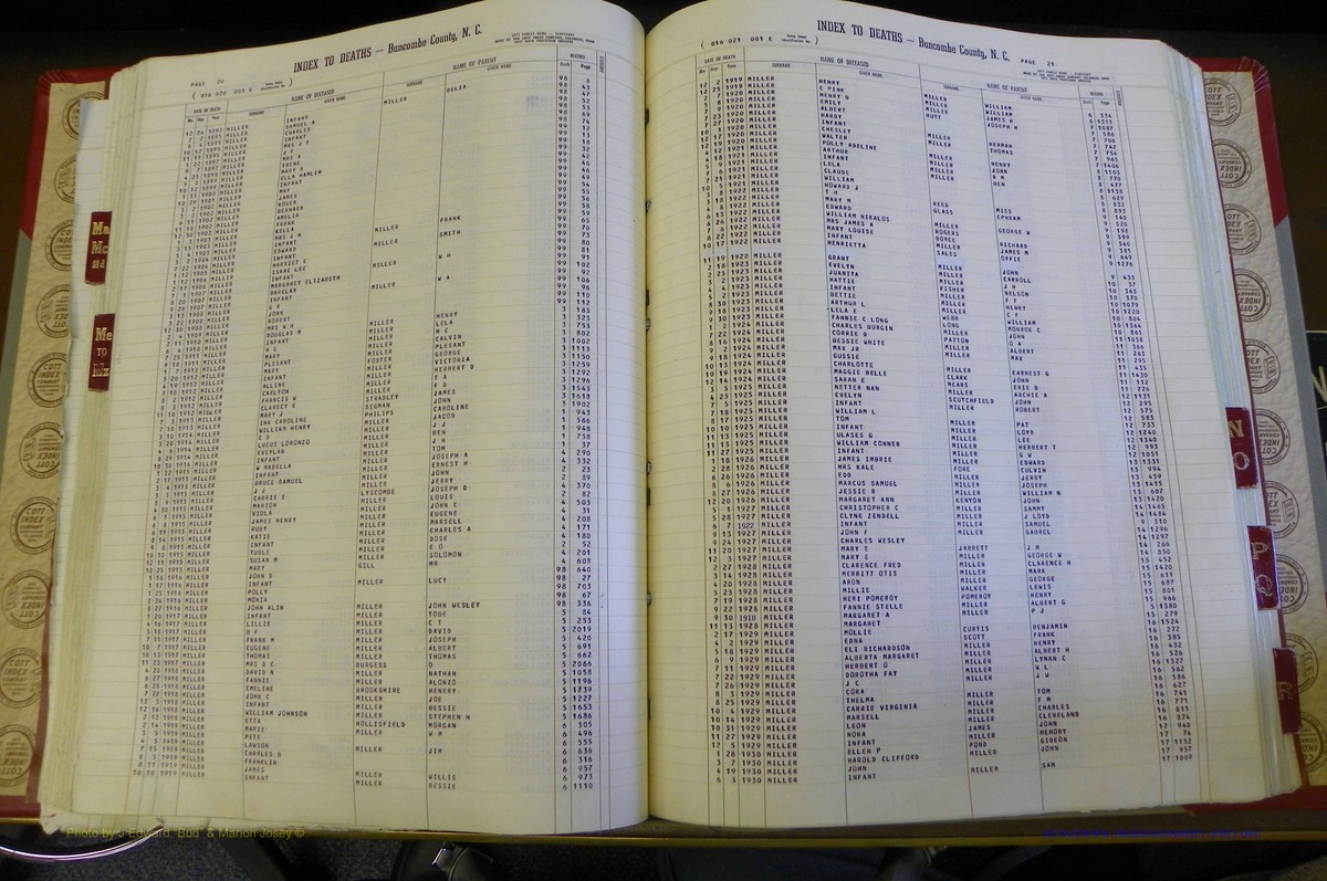 Bun. Co, NC, Deaths 1890 - 2009, L to R (99).JPG