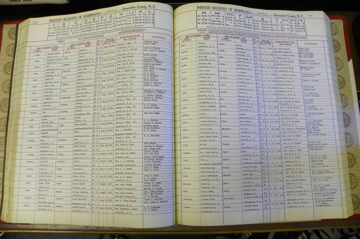 Bun Co, NC, Marr 1950 - 1961, Female Index (123).JPG