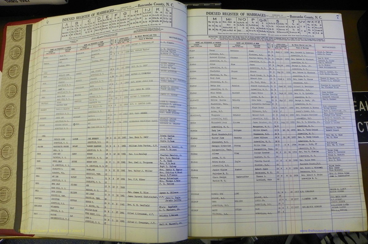 Bun Co, NC, Marr 1950 - 1961, Female Index (19).JPG