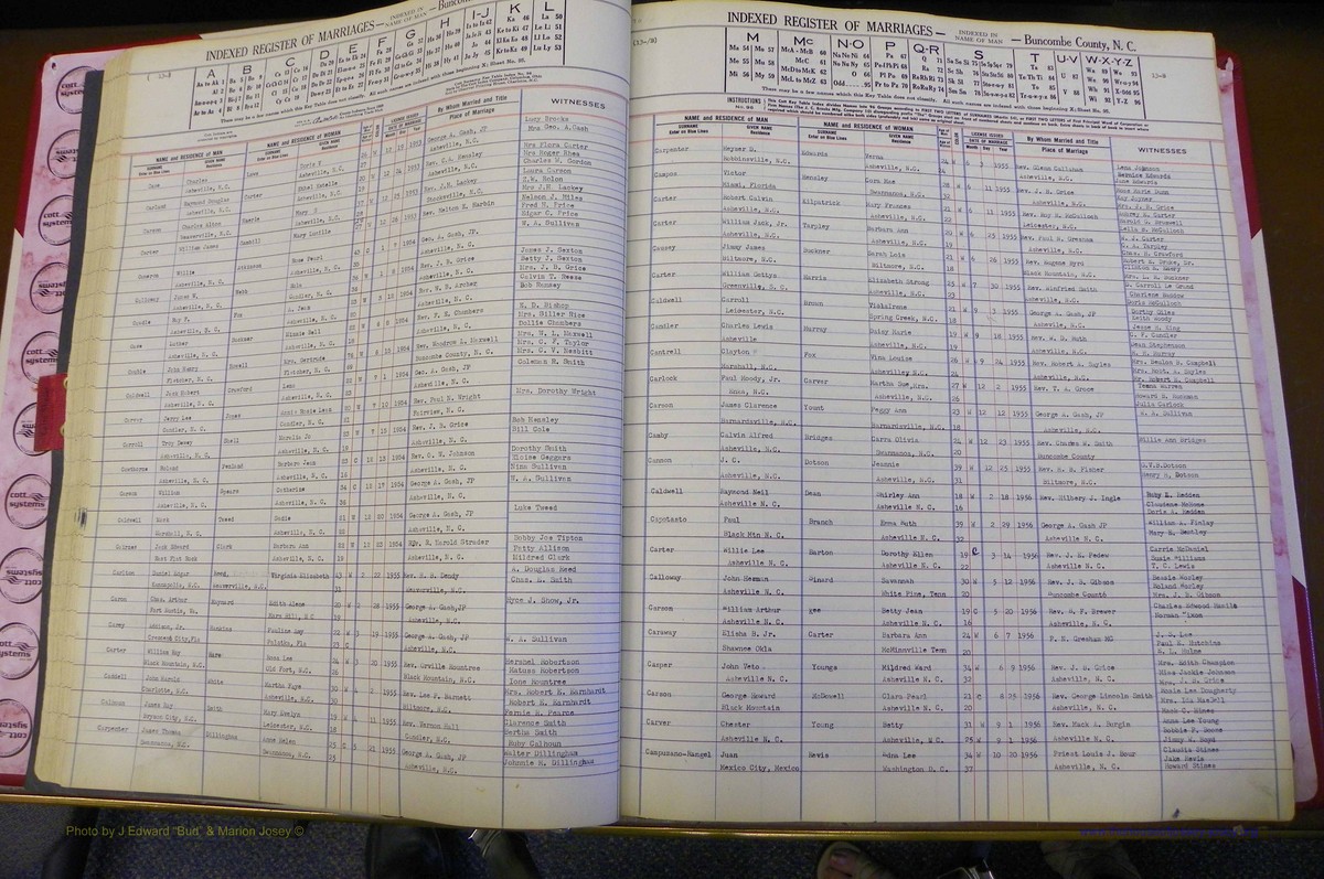 Bun Co, NC, Marr 1950 - 1961, Male Index (40).JPG