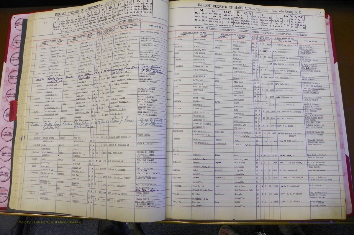 Bun Co, NC, Marr 1950 - 1961, Male Index (41).JPG