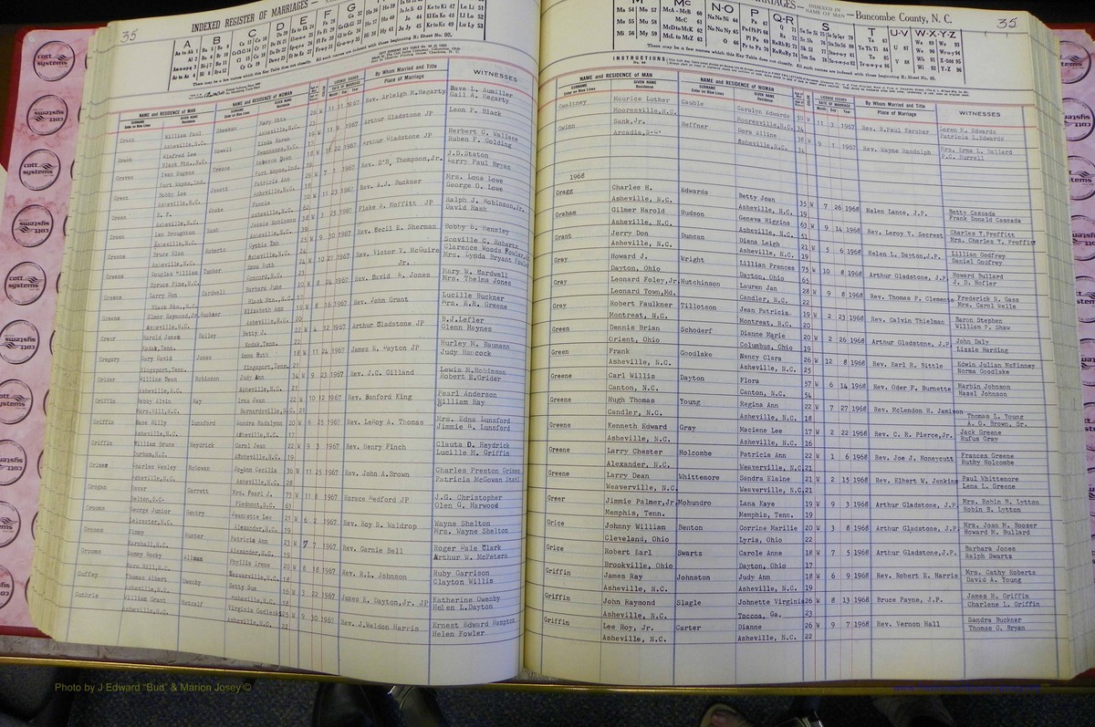 Bun Co, NC, Marr 1962 - 1969, Male Index (105).JPG