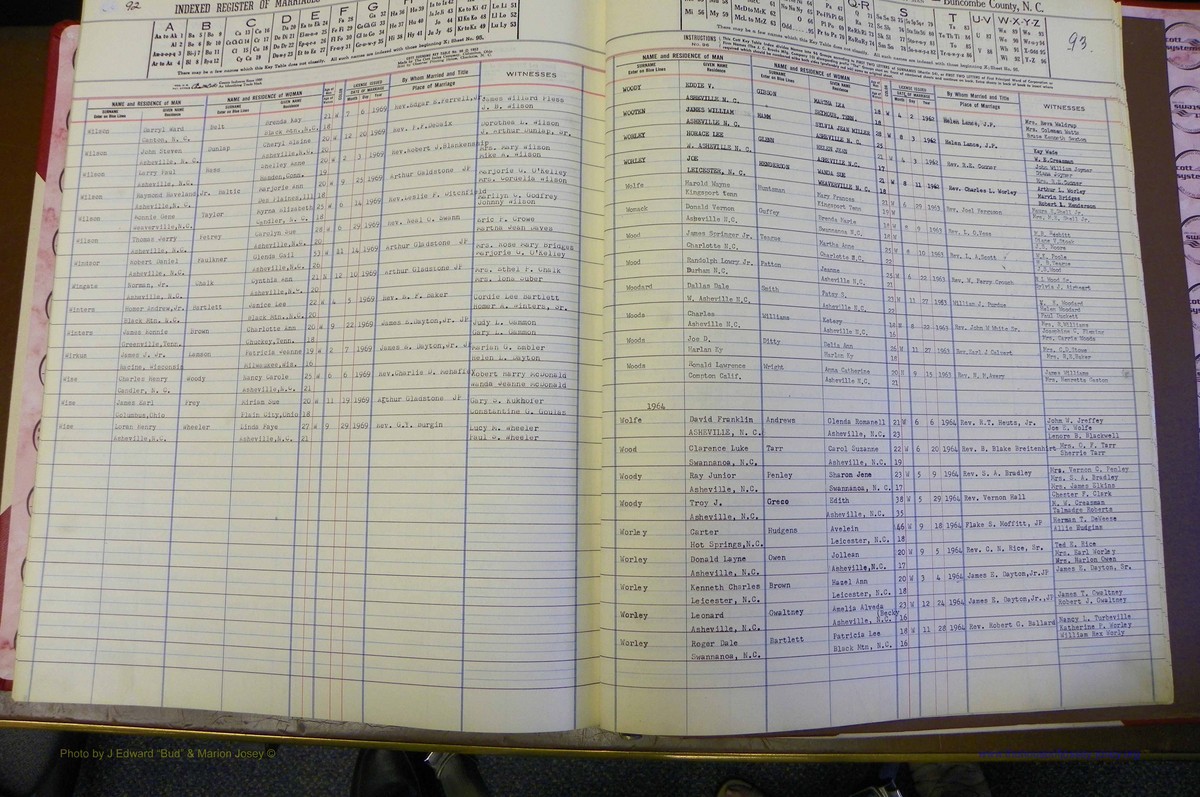 Bun Co, NC, Marriages 1962 - 1969, Male Index (279).JPG
