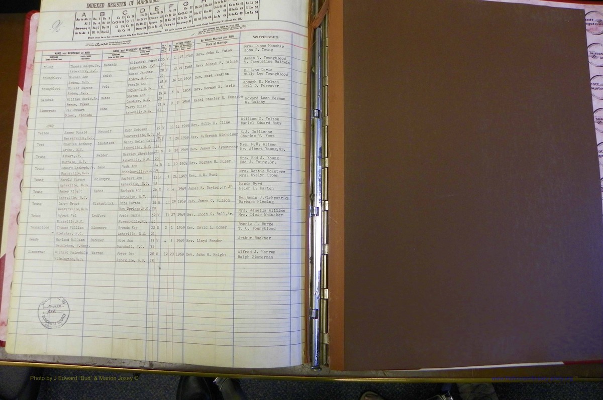 Bun Co, NC, Marriages 1962 - 1969, Male Index (285).JPG