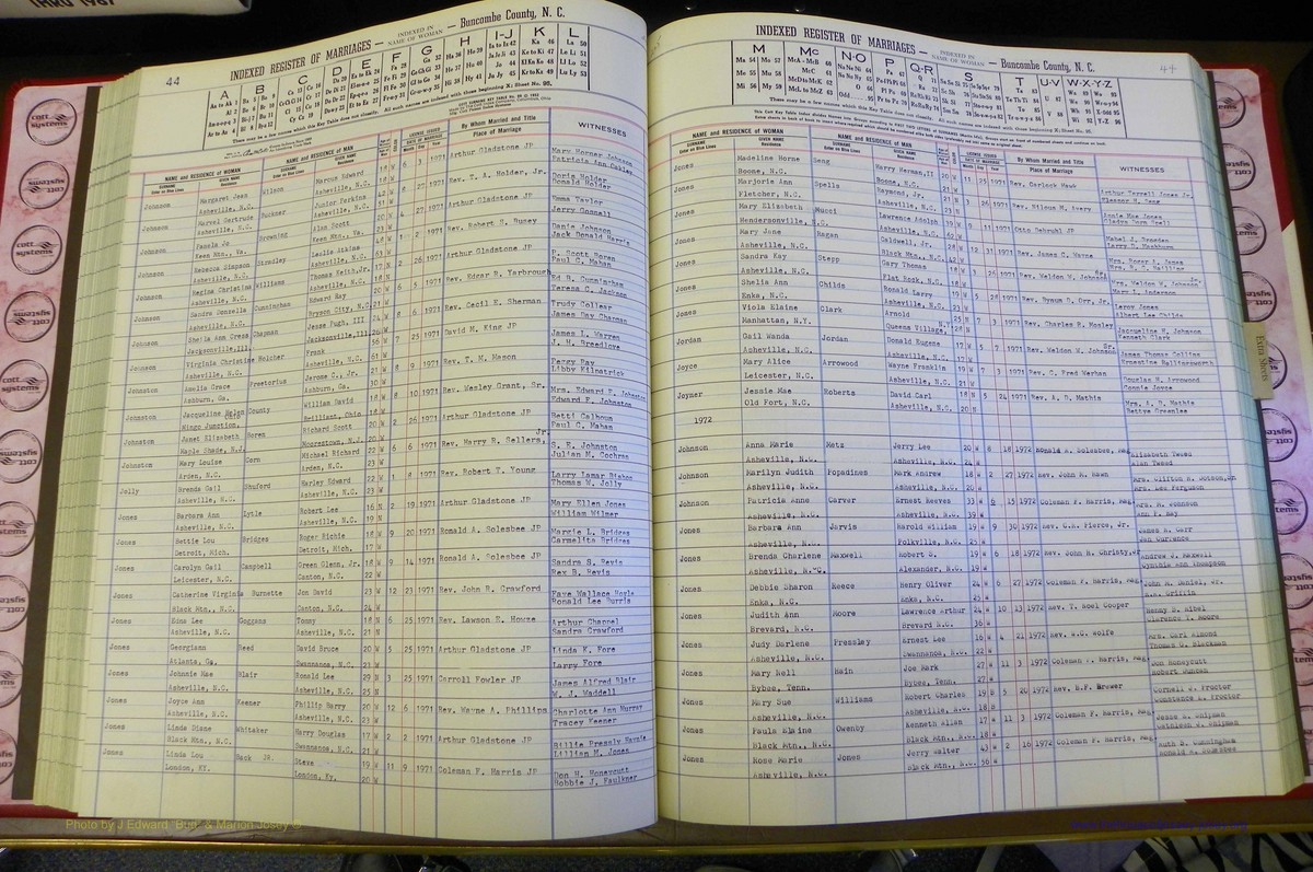 Bun Co, NC, Marr 1970 - 1975, Female Index (113).JPG