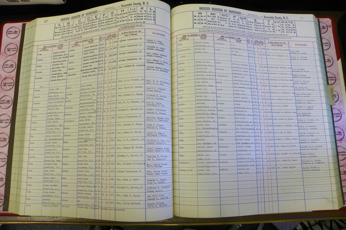 Bun Co, NC, Marr 1970 - 1975, Female Index (119).JPG