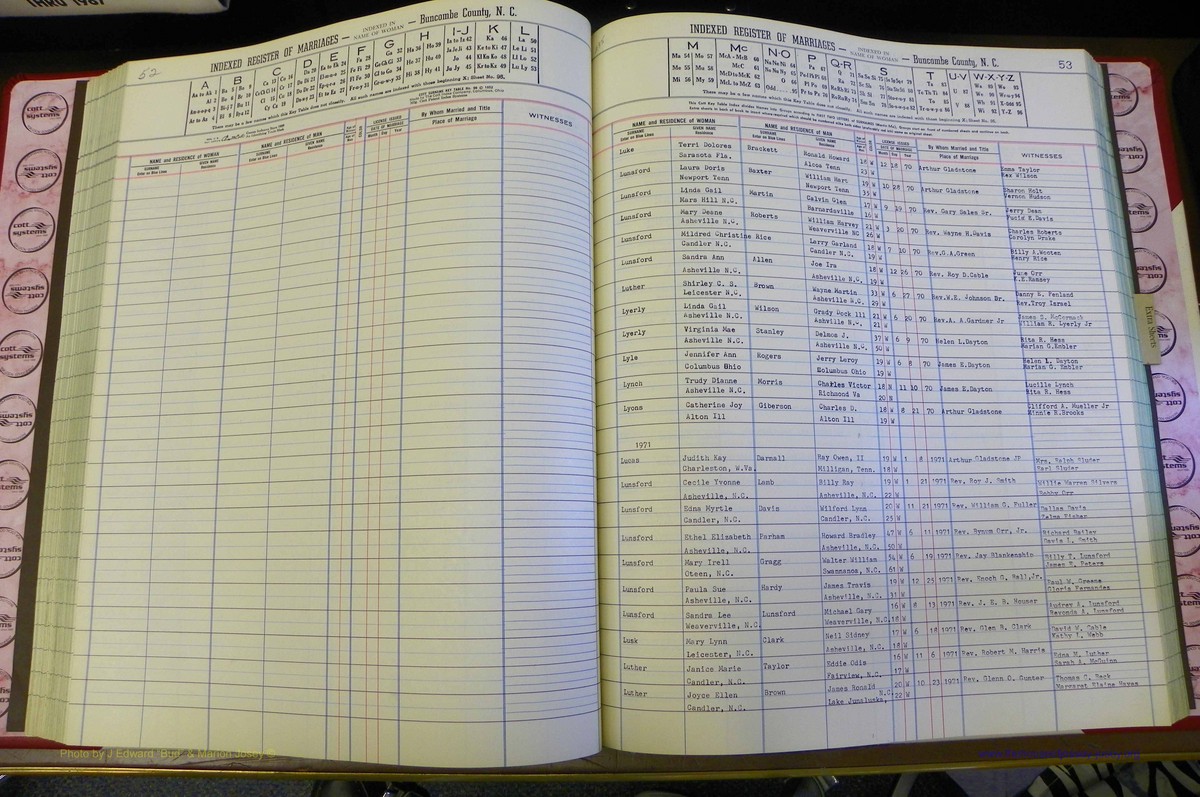 Bun Co, NC, Marr 1970 - 1975, Female Index (130).JPG