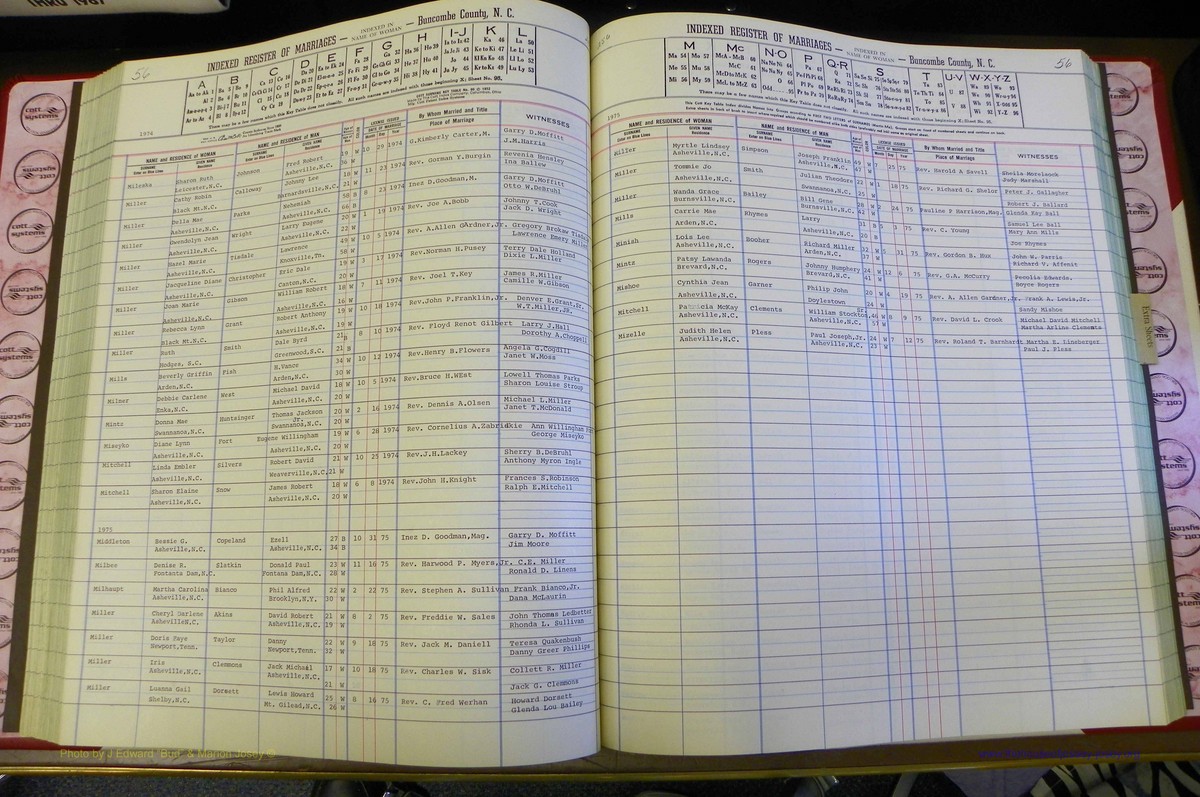 Bun Co, NC, Marr 1970 - 1975, Female Index (141).JPG