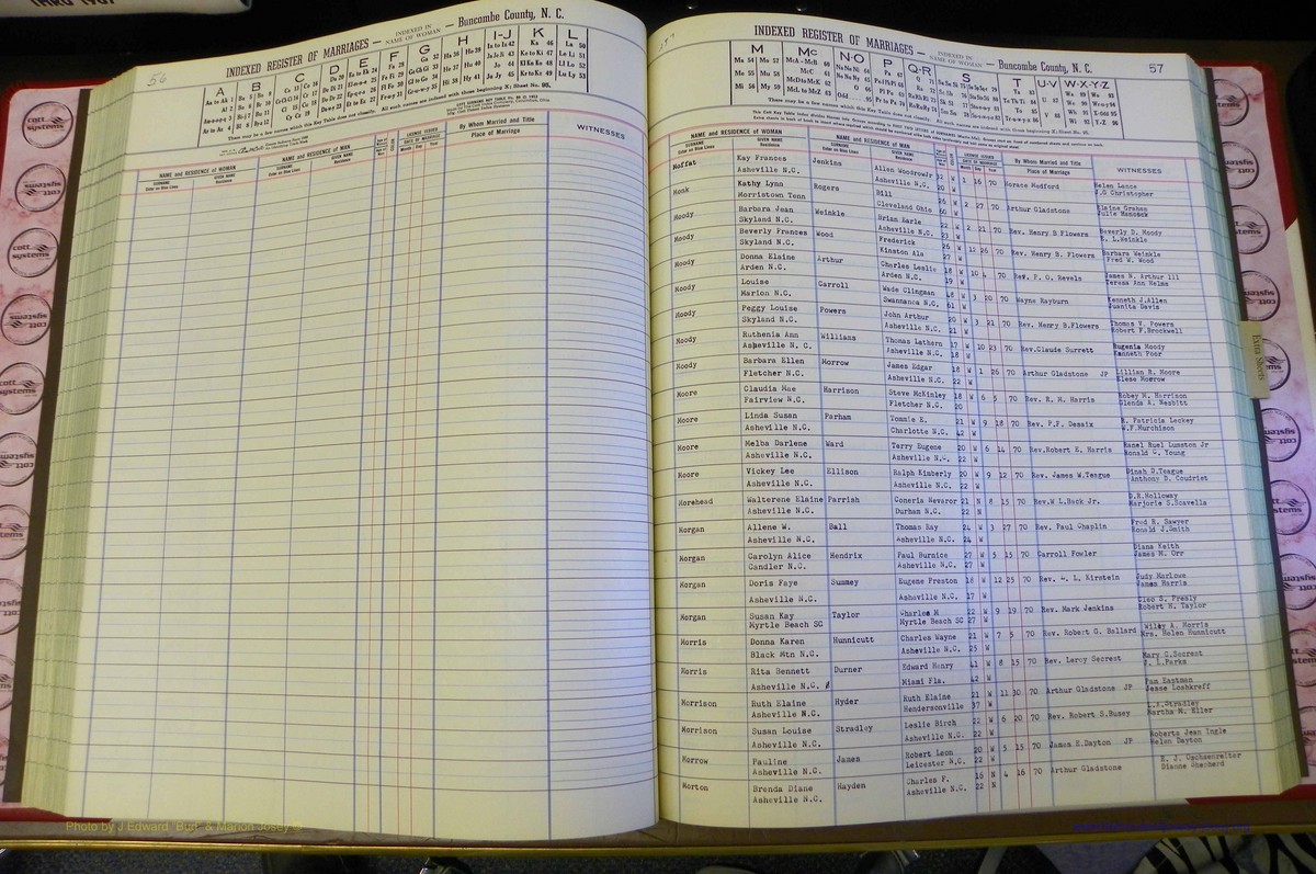 Bun Co, NC, Marr 1970 - 1975, Female Index (142).JPG