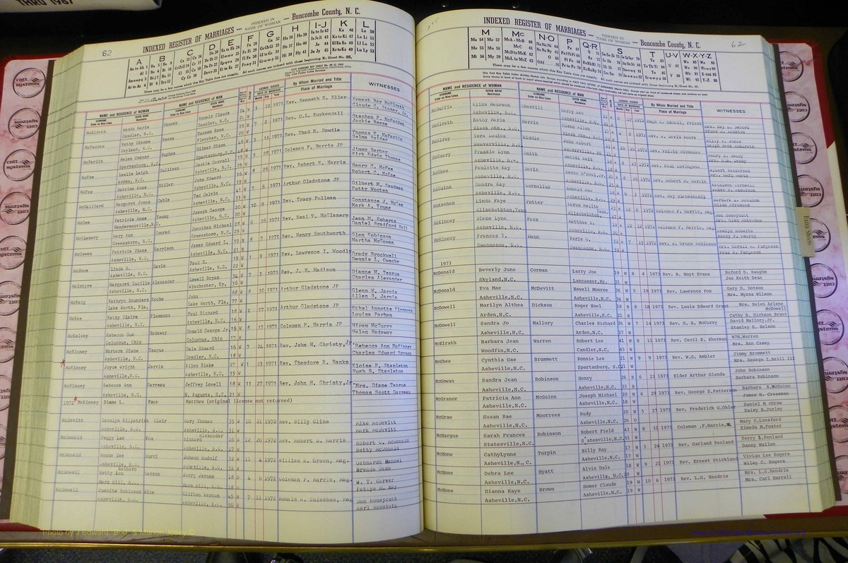 Bun Co, NC, Marr 1970 - 1975, Female Index (153).JPG