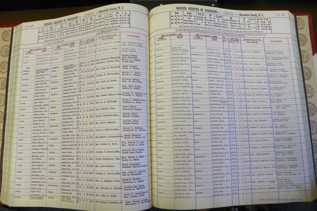 Bun Co, NC, Marr 1970 - 1975, Male Index (115).JPG