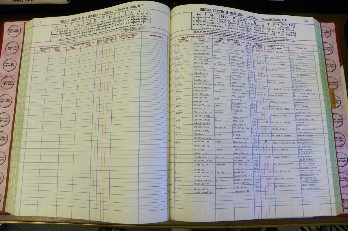 Bun Co, NC, Marr 1976 - 1981, Female Index (109).JPG