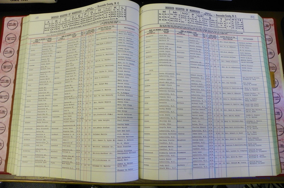 Bun Co, NC, Marr 1976 - 1981, Female Index (96).JPG
