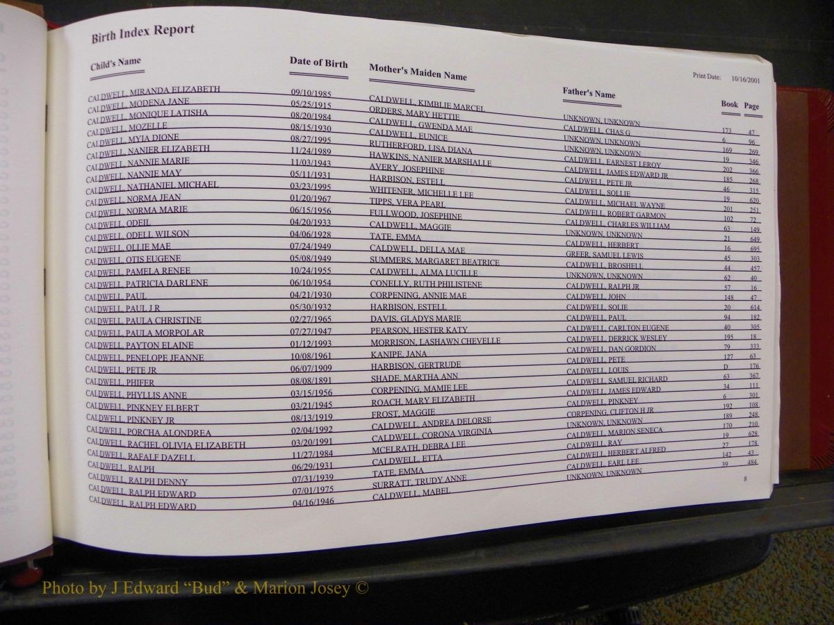 Burke Births, 1913-2001, A-L 416.JPG