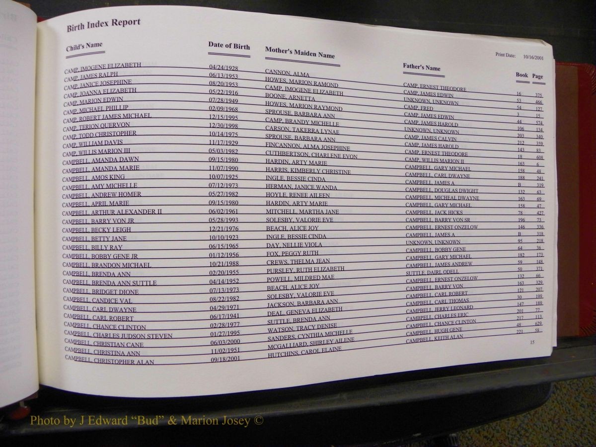 Burke Births, 1913-2001, A-L 422.JPG