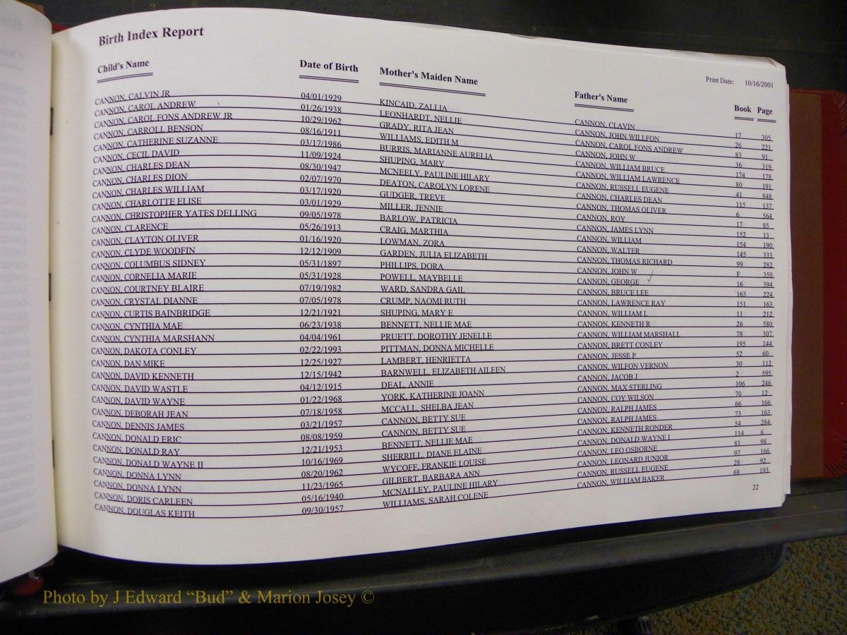 Burke Births, 1913-2001, A-L 429.JPG