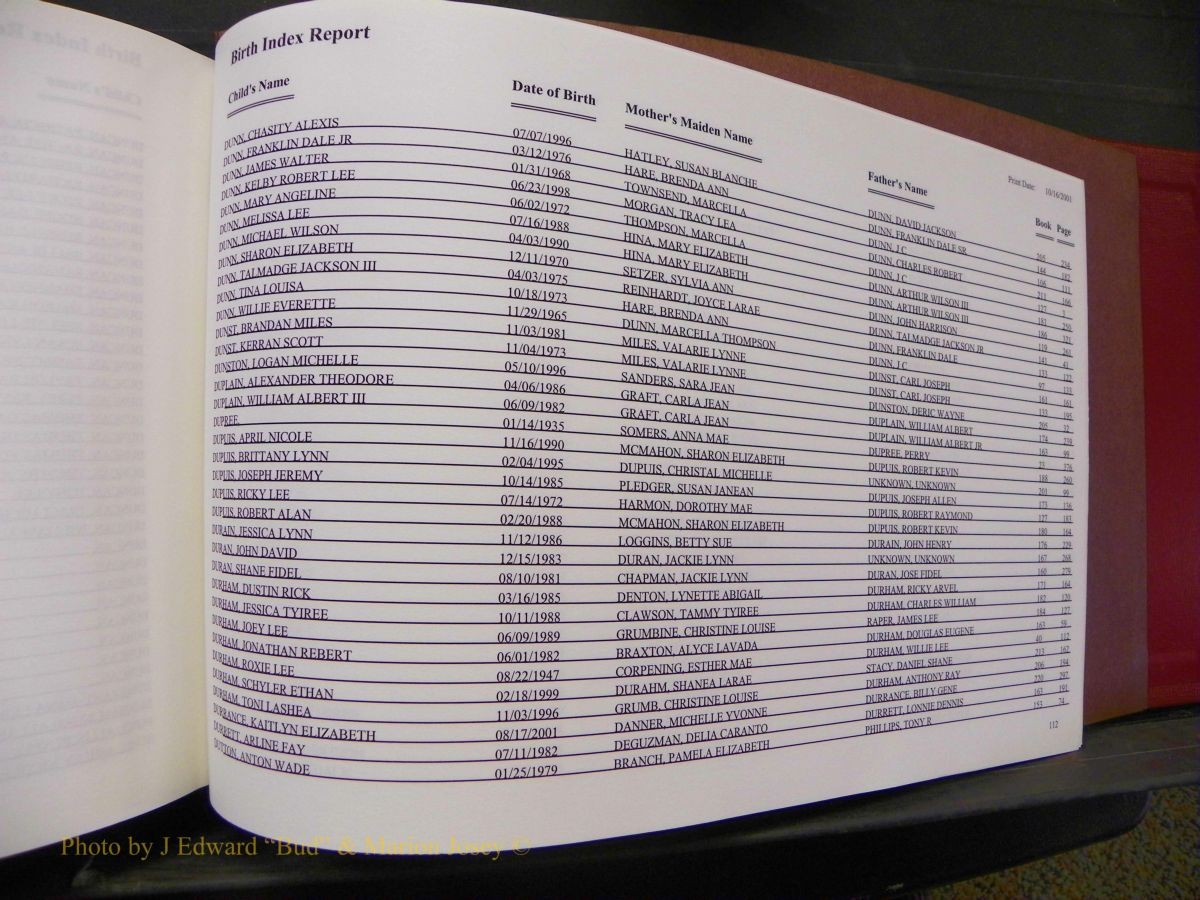 Burke Births, 1913-2001, A-L 834.JPG