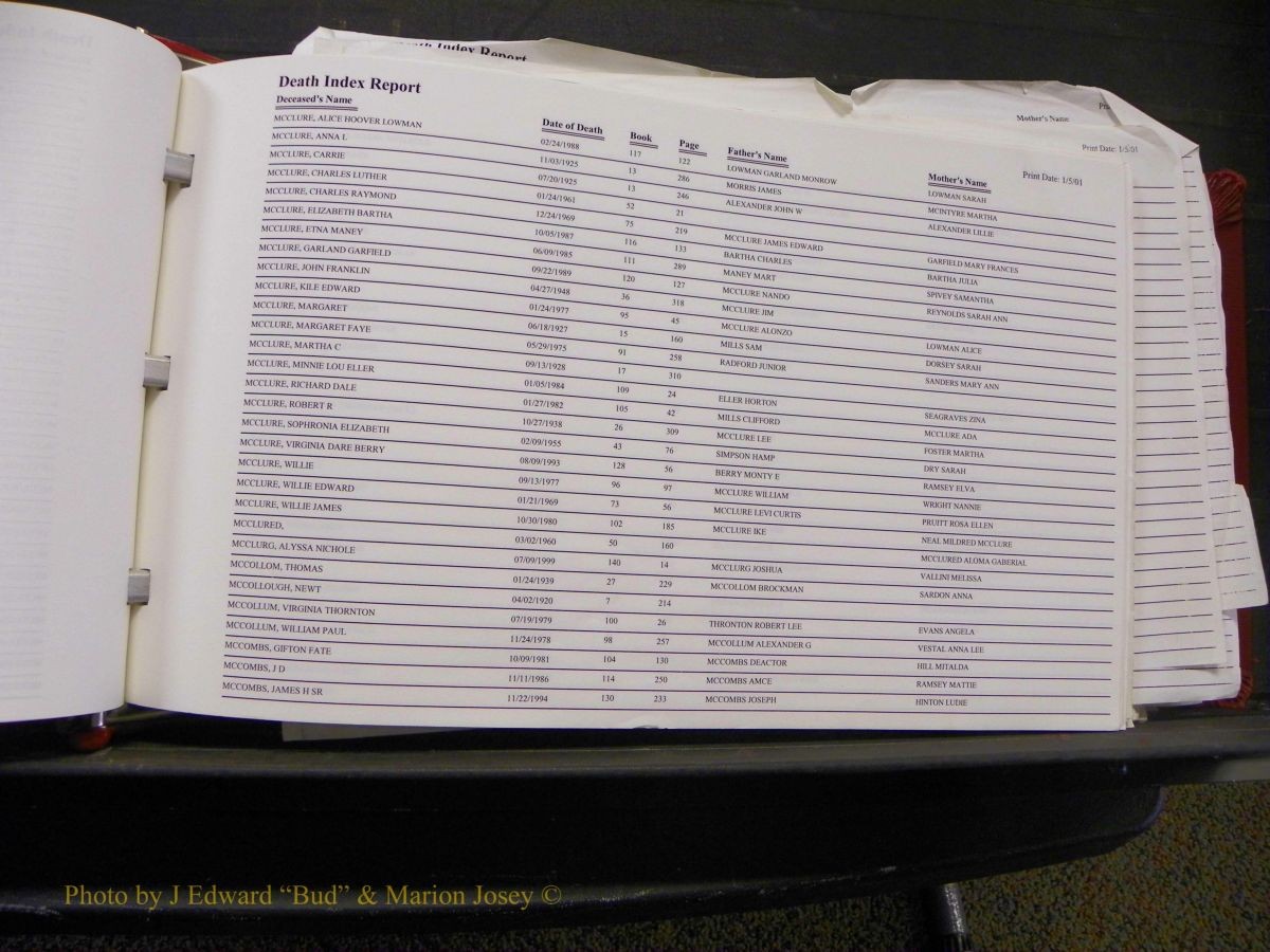Burke Deaths, 1913-2001, M-Z 033.JPG