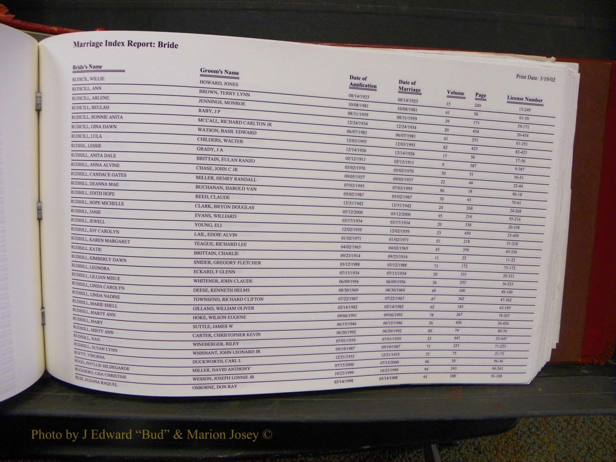 Burke Marriage Female Index, N-Z 133.JPG