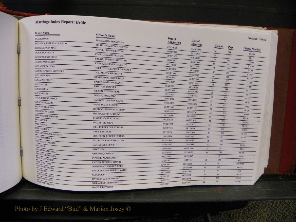 Burke Marriage Female Index, N-Z 138.JPG