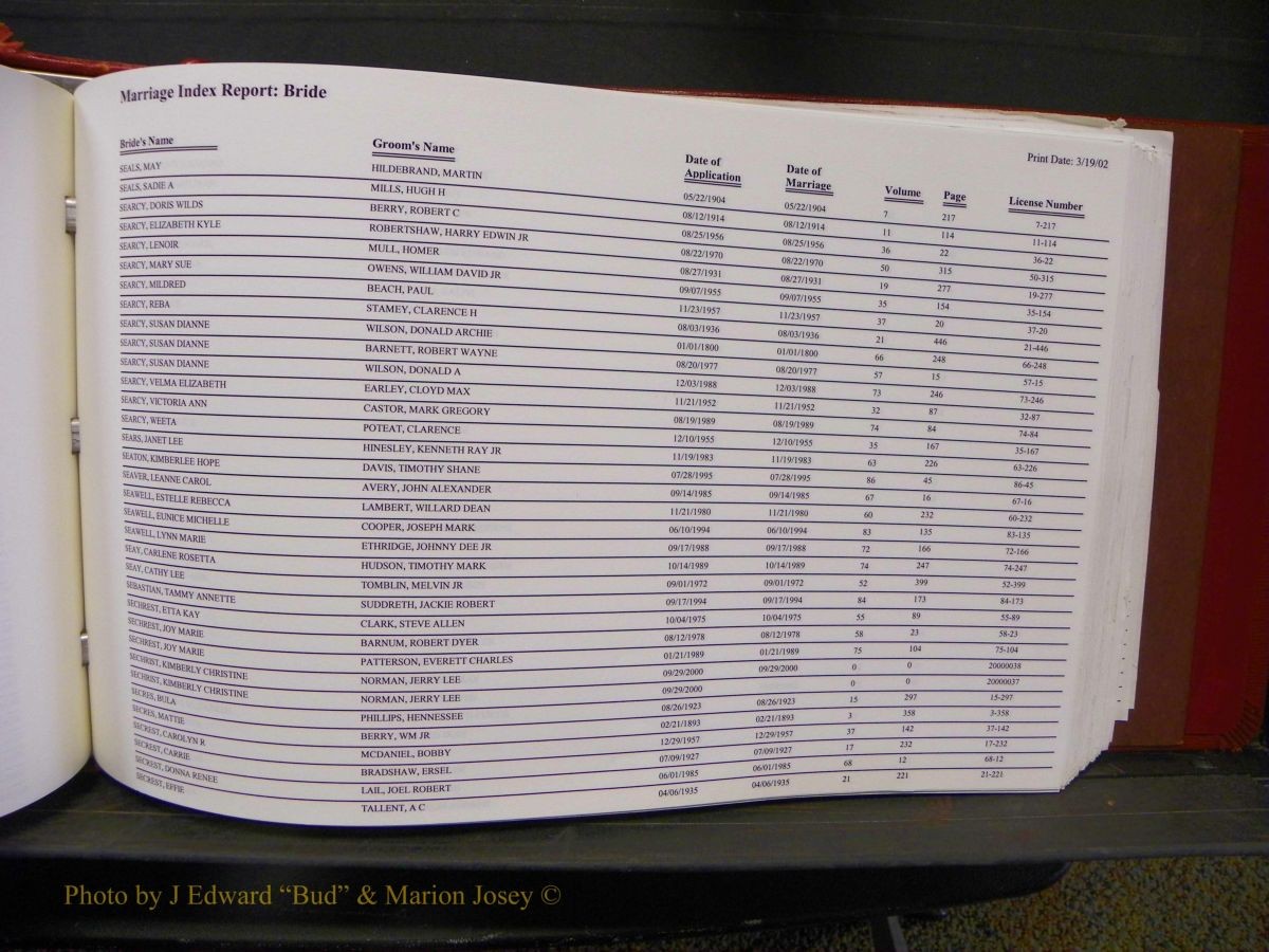 Burke Marriage Female Index, N-Z 150.JPG