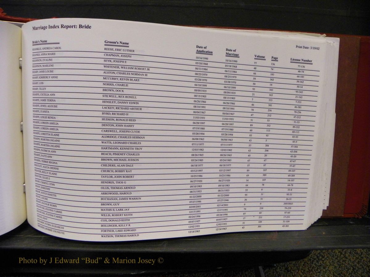 Burke Marriage Female Index, N-Z 157.JPG