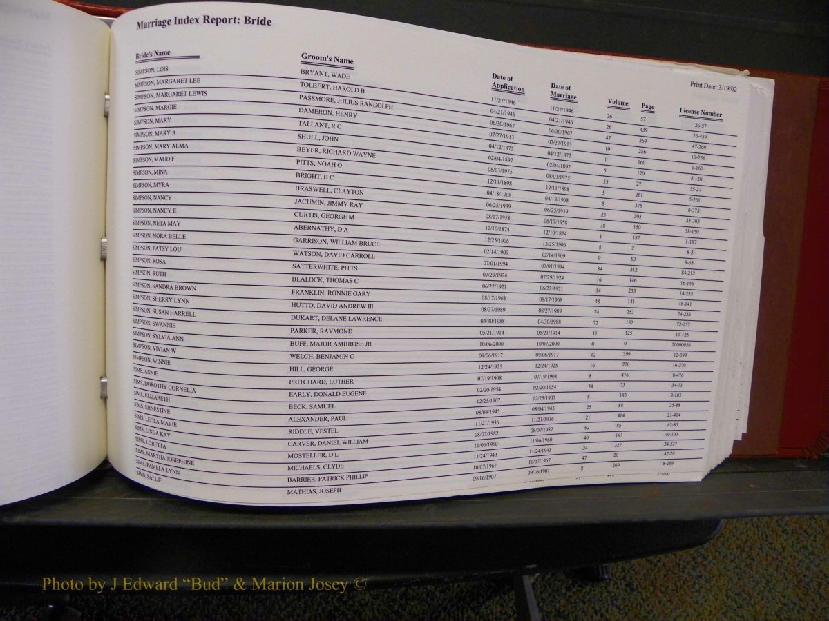 Burke Marriage Female Index, N-Z 176.JPG