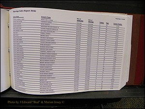 Burke Marriage Female Index, N-Z 157.JPG