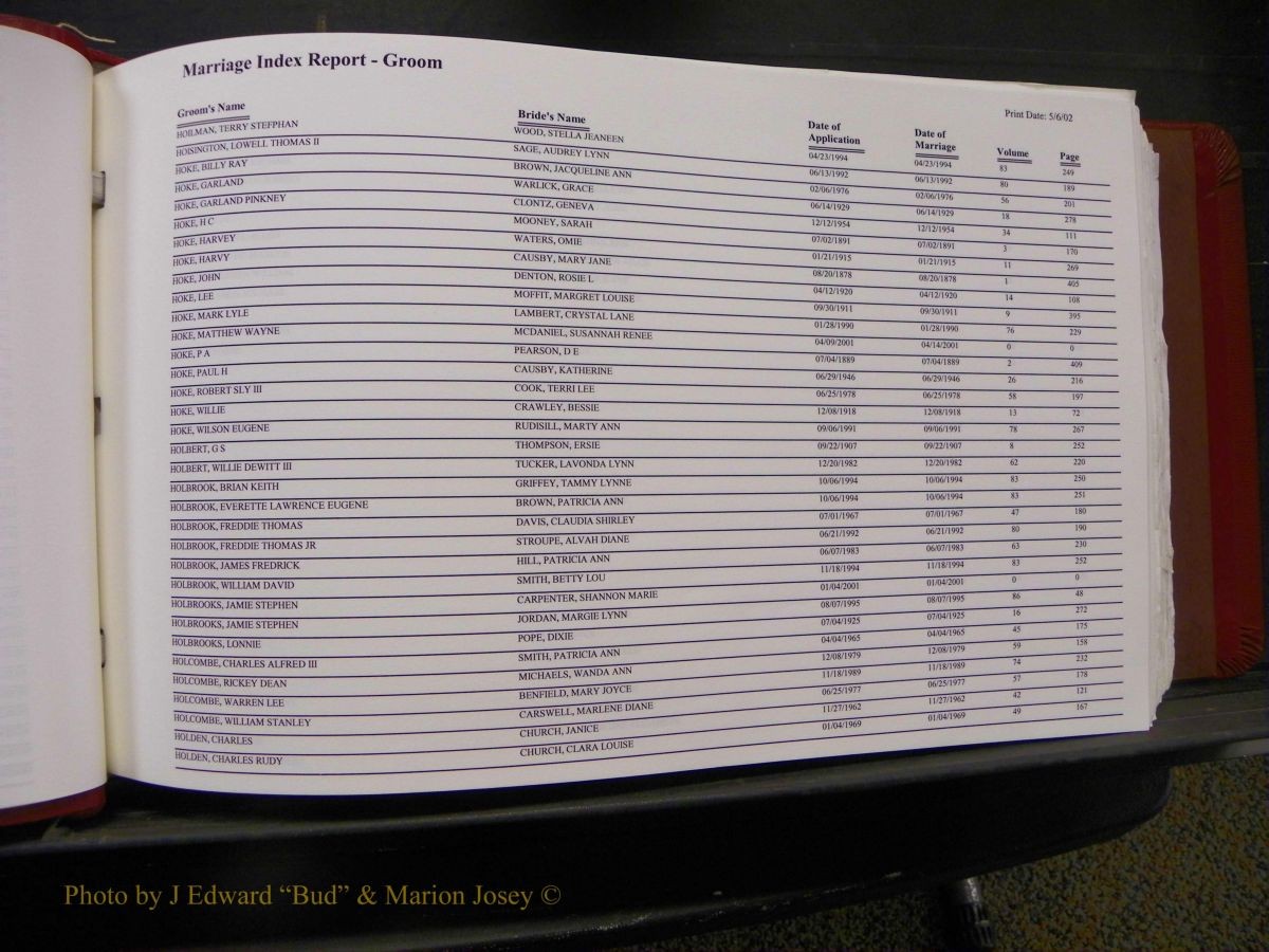 Burke Marriages, Book 1&2, A-N 467.JPG