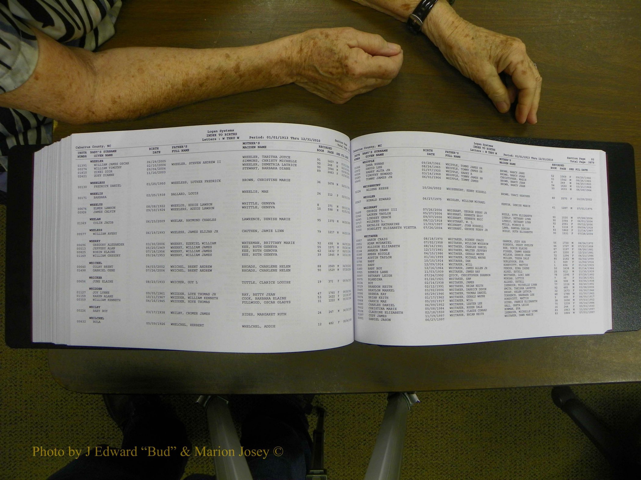 Cabarrus Births Index, S-Z, 1913-2010 373.JPG